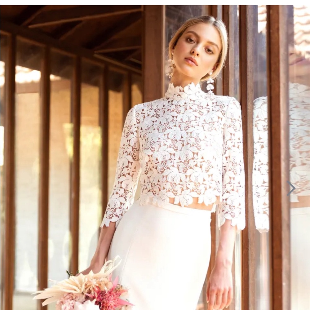 Jenny Yoo - Rebekka Top - Ivory